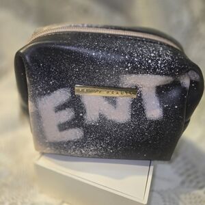 Fenty Beauty Black and Pink Cosmetic Bag